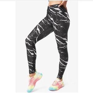 Terez Women's Butterfly Print 7/8 Leggings Black Size X-Small